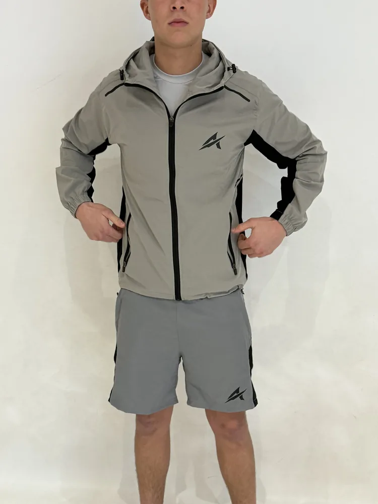 Apto windbreaker in grey